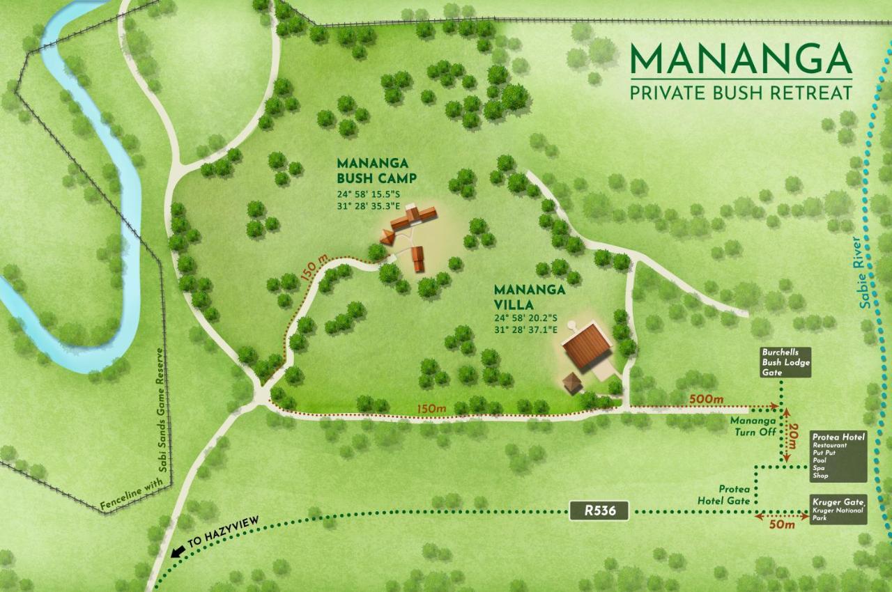 Hotel Mananga Bush Camp Skukuza Exterior foto
